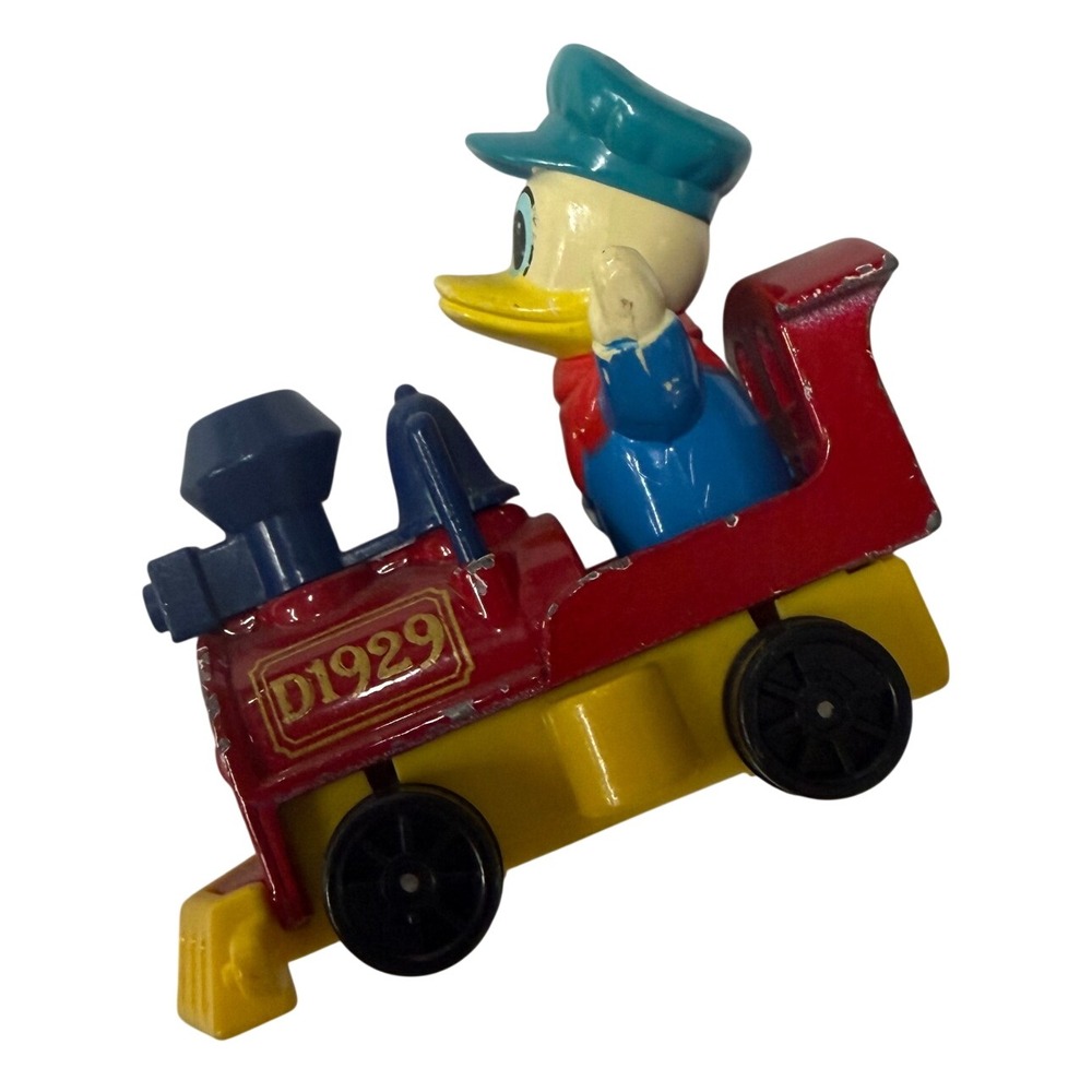 Vintage Tomy Walt Disney Donald Duck D1929 Train Locomotive